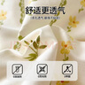 无印良品三件套旅行一次性床笠被套罩枕套加厚酒店床上用品单人款-粉紫 实拍图