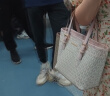MICHAEL KORS母亲节轻奢MK女包JET SET TRAVEL手提斜挎托特菜篮子迷你香草拼粉 实拍图