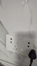 罗格朗（LEGRAND）开关插座 简悦系列陶瓷白色 86型插座 一位超五类电脑网络插座 实拍图