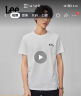 Lee春夏标准版型圆领logo字母印花男士短袖T恤休闲潮流LMT0081 黑色 L 实拍图