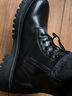 回力官方马丁靴男靴秋季皮面防水厚底增高工装靴黑色靴子男 黑色43 实拍图
