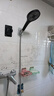 九牧王世家德国淋浴增压花洒喷头浴室浴霸通用高压淋雨莲蓬花洒头套装 [曐夜-黑]喷头+免钉座 德国顶级品质/大面板花 实拍图