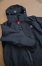 骆驼（CAMEL）冲锋衣防风三合一可拆两件套登山服119AX黑色,男女款XL 实拍图