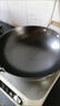格美仕铁锅陆川炒锅无涂层生铸铁锅家用炒菜锅不粘锅燃气电磁炉适用通用 【免开锅】单手柄圆底+盖 32cm 实拍图
