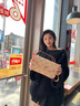 GUSKI包包女包奢侈品牌斜挎包女2025新款高级感单肩包送老婆生日礼物女 杏色【Apricot】 法国高端品牌实用送老婆送闺蜜 实拍图