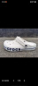 卡骆驰crocs洞洞鞋贝雅卡骆班轻便耐磨一脚蹬休闲鞋|205089 白/深蓝-126 43 (270mm) 实拍图