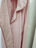 浪莎睡衣女夏季可外穿纯色长袖宽松休闲大码家居服套装 粉色【开衫款 四季可穿】 XL 实拍图