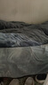 雅鹿 牛奶绒被套单件双面绒珊瑚绒被罩冬季 加厚保暖加绒被芯套 蓝灰NS 【被套单件】 180cm*220cm 实拍图