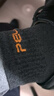 伯希和（Pelliot） 户外运动袜男女加厚吸汗快干舒适耐磨中筒袜子跑步防臭篮球袜 曜石黑花纱【抑菌透气】 M（39-42） 实拍图