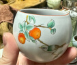 金镶玉 茶杯主人杯 品茗杯对杯汝窑非紫砂过节生日送礼品福利盒 立业对杯约140ml 实拍图