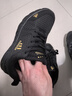 品牌断码气垫跑步鞋男鞋秋冬季休闲鞋运动鞋男女网面透气旅游鞋子 AD5566黑金 43 实拍图