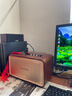 山水（SANSUI）a5家庭高音质无线蓝牙音箱低音炮立体环绕大功率家用便携桌面迷你音响功放一体机大音量音乐播放器 A5木纹色HIFI2.1声道+重低音调节 实拍图
