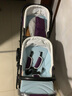 kids&koalas 双胞胎婴儿推车前后可坐平躺婴儿车双胞胎高景观折叠避震手推车 【耀黑车架】高贵紫豪华款 实拍图