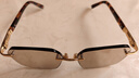 晶贡高档水晶眼镜石头镜精选东海水晶冰糖老料石头眼镜养眼润目 金色镜架 实拍图