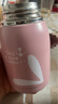 SVREG304不锈钢迷你保温杯女士高颜值学生可爱便携小容量水杯320ml 粉色+免费定制 不显温+2张贴纸 实拍图