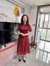 俞兆林（YUZHAOLIN）中高考旗开得胜旗袍妈妈夏装连衣裙2026新款喜婆婆婚宴装礼服裙子 FlvX8561566 红色 2XL （建 议105-120斤） 实拍图