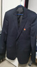 雅戈尔（YOUNGOR）西服男0100款单上衣西服套装男正装羊毛西服 藏青 L 175/96A 实拍图
