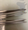 不锈钢烧烤签子家用针钎子烧烤用具铁烤针签字扁签钢烤串羊肉 木柄扁签33.5CM 50支 实拍图