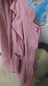红豆睡衣女纯棉长袖套装全棉家居服纯色翻领开衫情侣睡衣 樱花粉170 实拍图