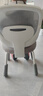 儿童学习椅子舒服久坐初中小学生家用书桌靠背电脑椅升降写字座椅 【加粗升降腿+乳胶款】季风灰 实拍图
