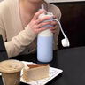 BABLOV花伴森水杯保温杯男女士大容量学生高颜值便携运动随行吸管杯子 实拍图