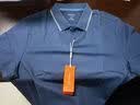 威可多（VICUTU）【智行Polo】男士商务通勤散热短袖T恤菊兰色185/104B 实拍图