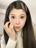 OVOLOOK美瞳半年抛2片黑色大直径自然混血灰色彩色隐形眼镜2024新款 大美目黑14.5mm 300度 实拍图