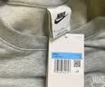 耐克（NIKE）卫衣男2024冬季新款时尚休闲针织套头衫潮舒适上衣BV2667 BV2667-063/灰色/白小勾 XL 实拍图