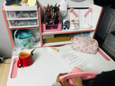 下一章儿童学习桌小学生家用写字书桌小孩写作业专用桌子可升降桌椅套装 至尊粉【高书架+海绵椅+阅读板+锂电灯+矫姿器】 实拍图