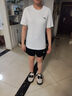 安踏（ANTA）运动套装女冰丝速干T恤短裤女士夏季薄短袖跑步健身运动服体考女 白黑-速干套装 S 实拍图