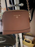 MICHAEL KORS 迈克高仕 MK Jet Set Charm 中号皮质贝壳包斜挎包 牛皮棕 230 中号 实拍图