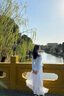 艾珠儿（Aizhuer）早春季穿搭法式蓝色长袖连衣裙子女2025年新款小个子气质减龄长裙 蓝色上衣+半身裙 M 实拍图