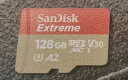 闪迪（SanDisk）128GB TF(MicroSD)内存卡 4K极速金卡A2 V30 U3行车记录仪 运动相机无人机 监控存储卡 读190MB/s 实拍图