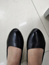 红蜻蜓单鞋女2025春季女鞋黑色粗跟通勤小皮鞋工作鞋WJB15816 黑色 37 实拍图