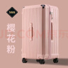 SGG行李箱女大容量拉杆箱旅行箱万向轮加厚轻便密码箱 拉链 樱花粉 26英寸 常用尺寸 实拍图