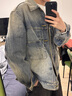 Levi's®SilverTab™25年春夏新款男士美式复古时尚牛仔夹克外套 蓝色 004GJ-0000 L 实拍图