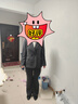 尚都比拉职业通勤西装套装女春秋正装西服外套裤子面试两件套 深灰色 XL 实拍图
