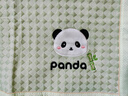 帕布（pabu）冰丝沙发垫夏季通用防滑凉席坐垫布艺皮质沙发盖布靠背扶手巾定制 熊猫头-绿色 90cm*180cm 实拍图
