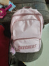 斯凯奇（Skechers）男女同款196家族双肩包电脑包学生经典百搭简约高中书包旅行背包 草莓奶油粉/01UJ 20-30升 实拍图