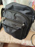 FOUVOR休闲女士斜挎包牛津布大容量单肩包尼龙包包女轻便多层旅游妈妈包 黑色 实拍图