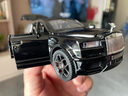 中精质造仿真劳斯莱斯库里南合金车模型摆件劳斯莱斯轿车汽车模型礼物 1:32库里南黑-六开门+礼盒+底座 实拍图