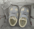 巴拉巴拉童鞋儿童学步鞋男宝女宝宝宝秋季阿甘鞋防滑时尚婴儿鞋子 白灰色调00312 20码 实拍图