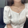 中国黄金 S999足银幸运四叶草项链女士锁骨链吊坠生日礼物情人节送女友 【浪漫玫瑰礼盒】 *八仓发货/极速送达 实拍图