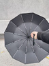 明佳匠全自动雨伞大号加固加厚结实抗风遮阳防晒伞男女士商务折叠晴雨伞 曜石黑-加固黑胶自动伞【224骨】 【一键开收-晴雨两用-终身质保】 实拍图