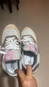 574运动鞋女2025新款百搭学生休闲跑步鞋轻便透气软底n字鞋子阿甘 白灰粉 38 实拍图