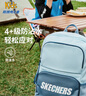 Skechers斯凯奇男女童双肩包三到六年级撞色轻便大容量学生书包L124K062 婴儿浅蓝/022G 均码 实拍图