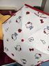 三丽鸥正版授权小五折凯蒂猫萌趣可爱晴雨两用高颜值夏季遮阳伞防晒防雨 凯蒂猫-红边满印-五折手动伞 晒单实拍图