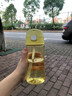 膳魔师（THERMOS） 水杯男女吸管杯小学生Tritan塑料杯子便携450ml F4011T 黄色 450ml 实拍图