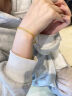 中国黄金（CHINA GOLD）黄金手链女足金首饰凤尾手链素金生日520送女朋友礼物送老婆 时尚凤尾手链 约4.6g 【京速达】 实拍图