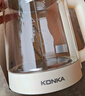 康佳（KONKA）养生壶 煮茶器煎药壶玻璃保温烧水壶 电热水壶迷你玻璃煮茶壶1.8L带滤网 KYSH-1837E-W 实拍图